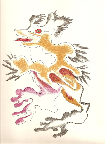 D’Orient et d’Occident : Ossip Zadkine, Portrait de l'Oiseau-Qui-N'Existe-Pas, 1964. L'une des 18 lithographies. Copyright Ossip Zadkine. Courtesy Galerie Claude Lemand, Paris